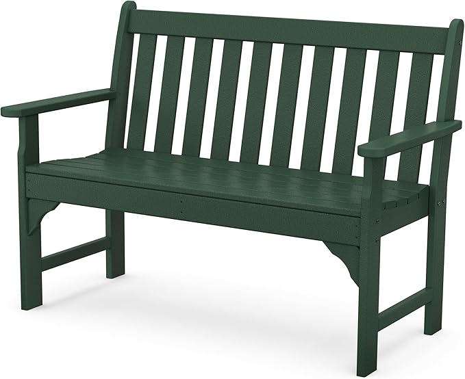 POLYWOOD Vineyard 48" Outdoor Patio Bench by POLYWOOD
