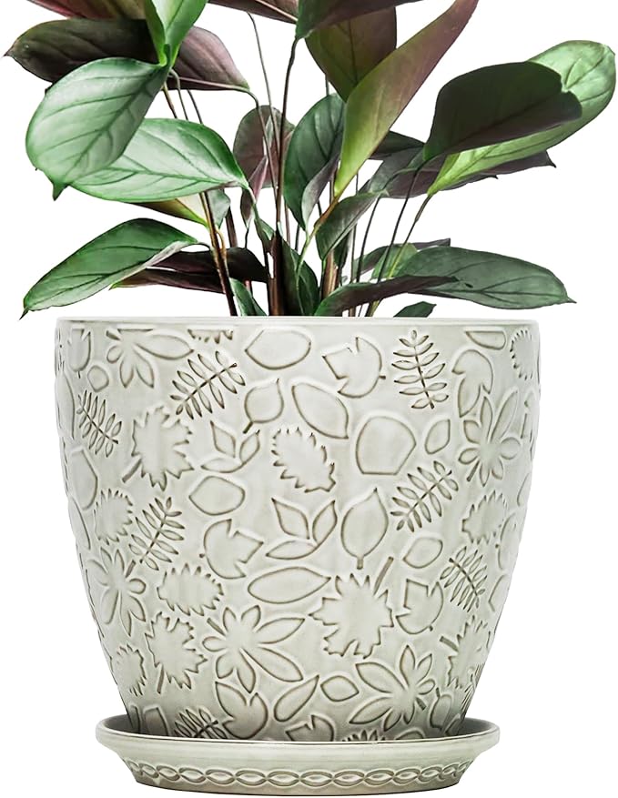 10inch Retro Ceramic Planter by Bestseler