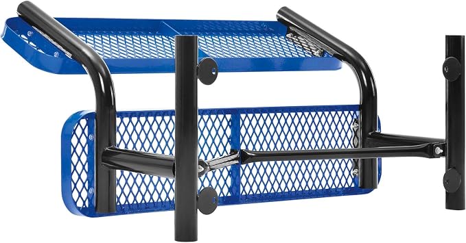 Global Industrial 4'L Heavy Duty Expanded Metal Mesh Bench - Image 7