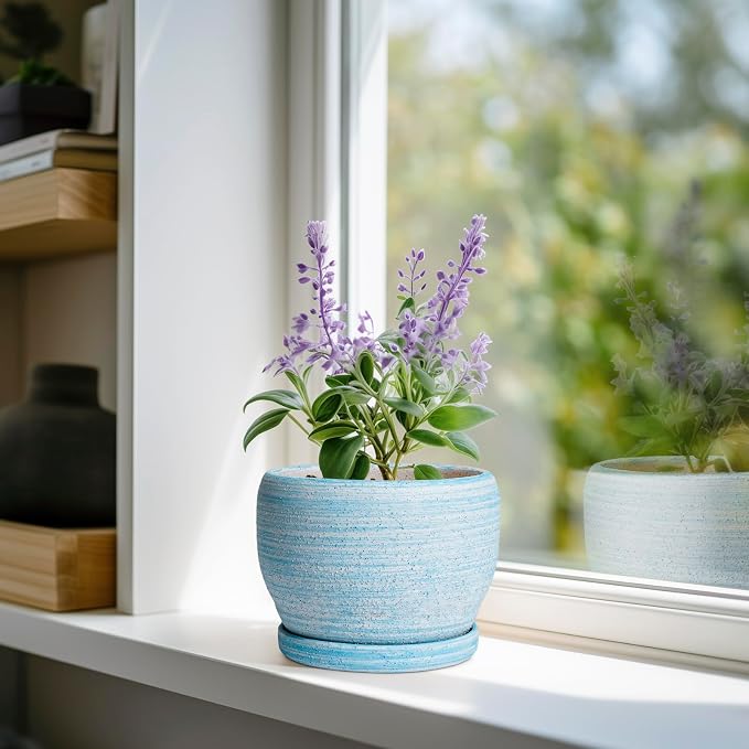 SQOWL Ceramic Planters for Indoor Plants - Image 2