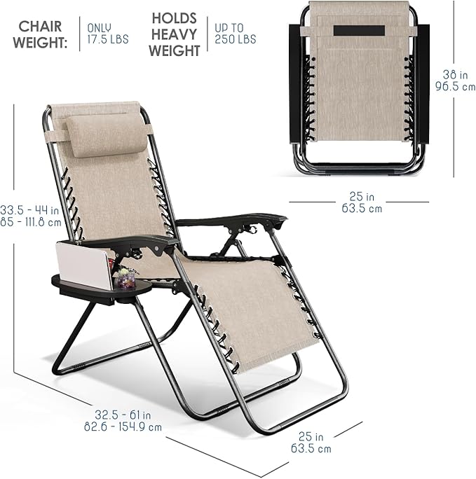 Nestl Zero Gravity Chairs Set of 4 - Image 3