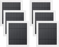6 Pack IP65 Solar Panel for Rings Camera, 4W Solar Charger Compatible by Paodekua