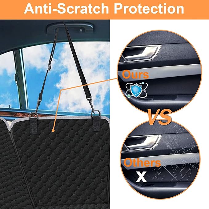 Mancro Dog Hammock for Car, 2025 Upgraded 600D Heavy Duty Waterproof & - Image 7