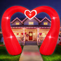 SEASONBLOW 10 FT Valentine's Day Inflatable Archway Decorations, LED Light Up by SEASONBLOW