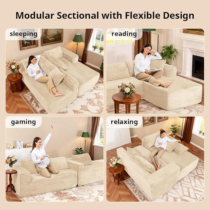 COMHOMA 105”Modular Sectional Sofa - Image 7