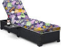 Outdoor Chaise Lounge Chair Cushion, Waterproof Non-Slip Patio Chaise Lounge by Tycdiose