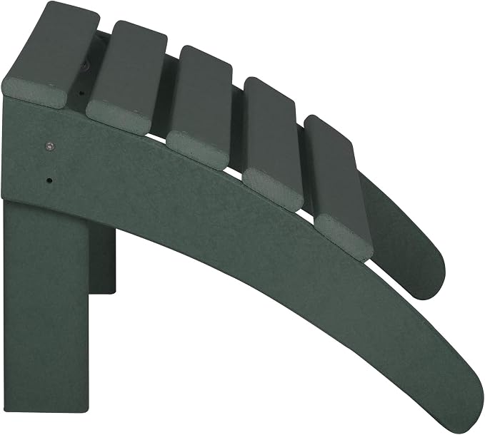 WO Home Furniture Adirondack Ottoman Outdoor Patio Footrest 13.5" Inch Folding - Image 7