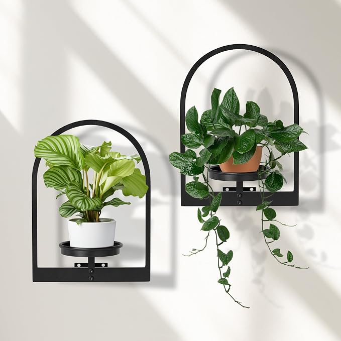 Wall Planters for Indoor Plants Set of 2, Hanging Planter for Indoor Plant by STORENIZATION