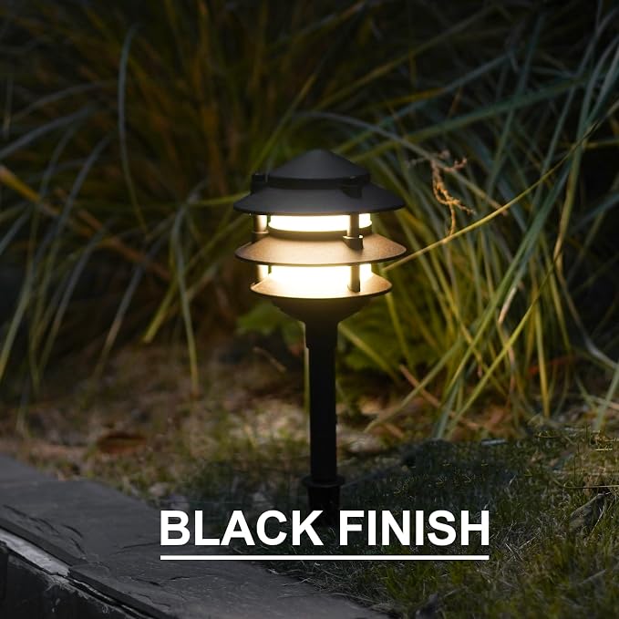 GOODSMANN Landscape Lighting 8PK Pathway Lights Low Voltage 2.2 Watt LED 12V AC - Image 3