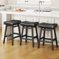 Counter Height Bar Stools Set of 3, 24 Inch Barstools by Raynesys