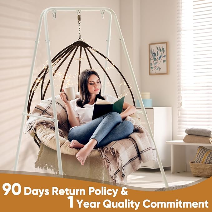 Foldable Hammock Stand, Portable Chair Stand, Heavy Duty Folding Frame - Image 6