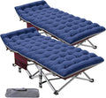 ABORON Camping Cot for Adult 28" Extra Wide, 2PK Heavy-Duty 1200D Oxford Cot by ABORON