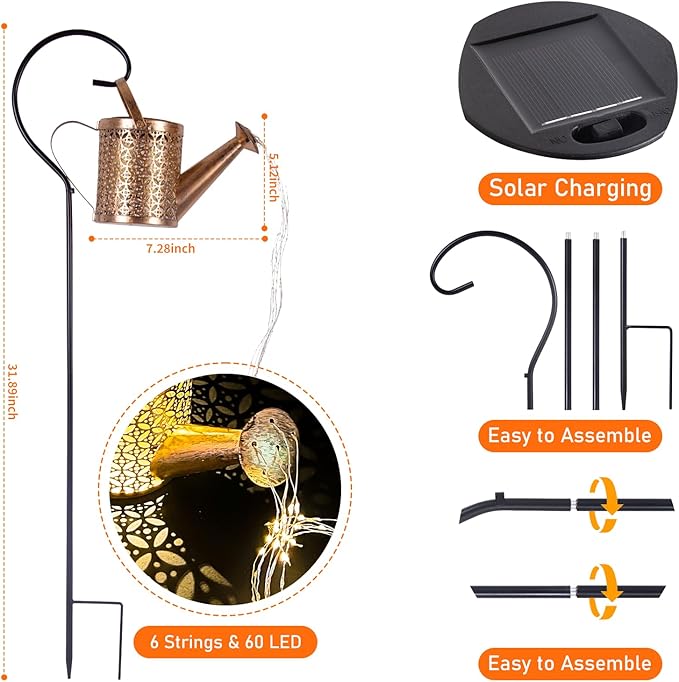 Solar Watering Can Light - Image 2