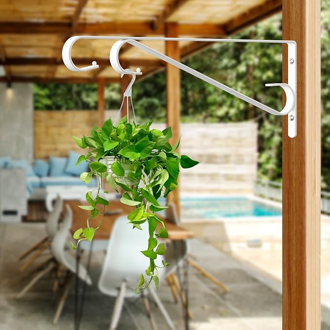 Plant Hangers Outdoor Plant Hooks Heavy Duty Iron Plant Hanger Hook - Image 6