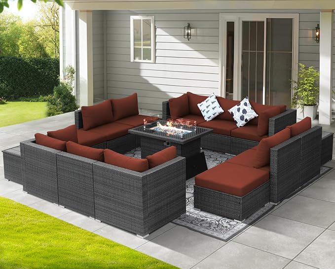 NICESOUL 15 Piece Outdoor Sectional - Image 3