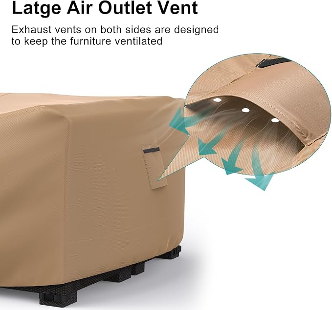 Patio Furniture Set Cover Waterproof, Heavy Duty Furniture Covers - Image 3