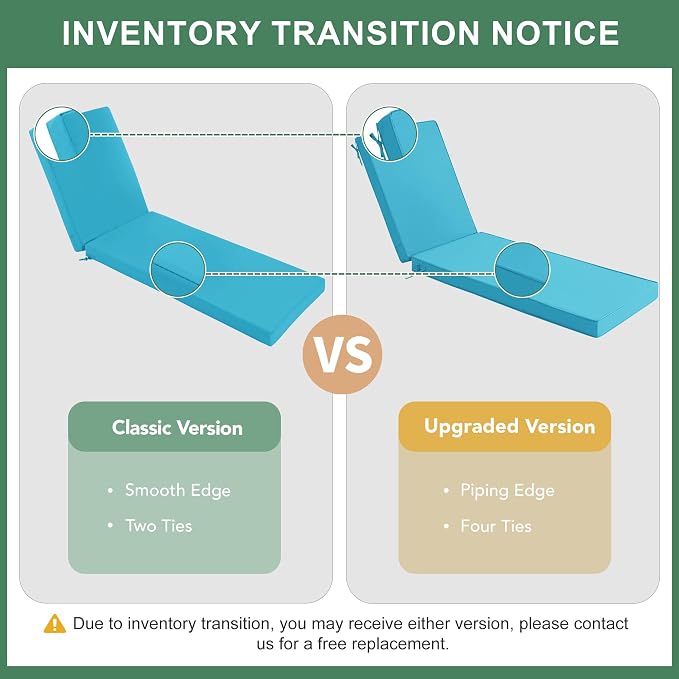 Chaise Lounge Cushions Outdoor - Image 9