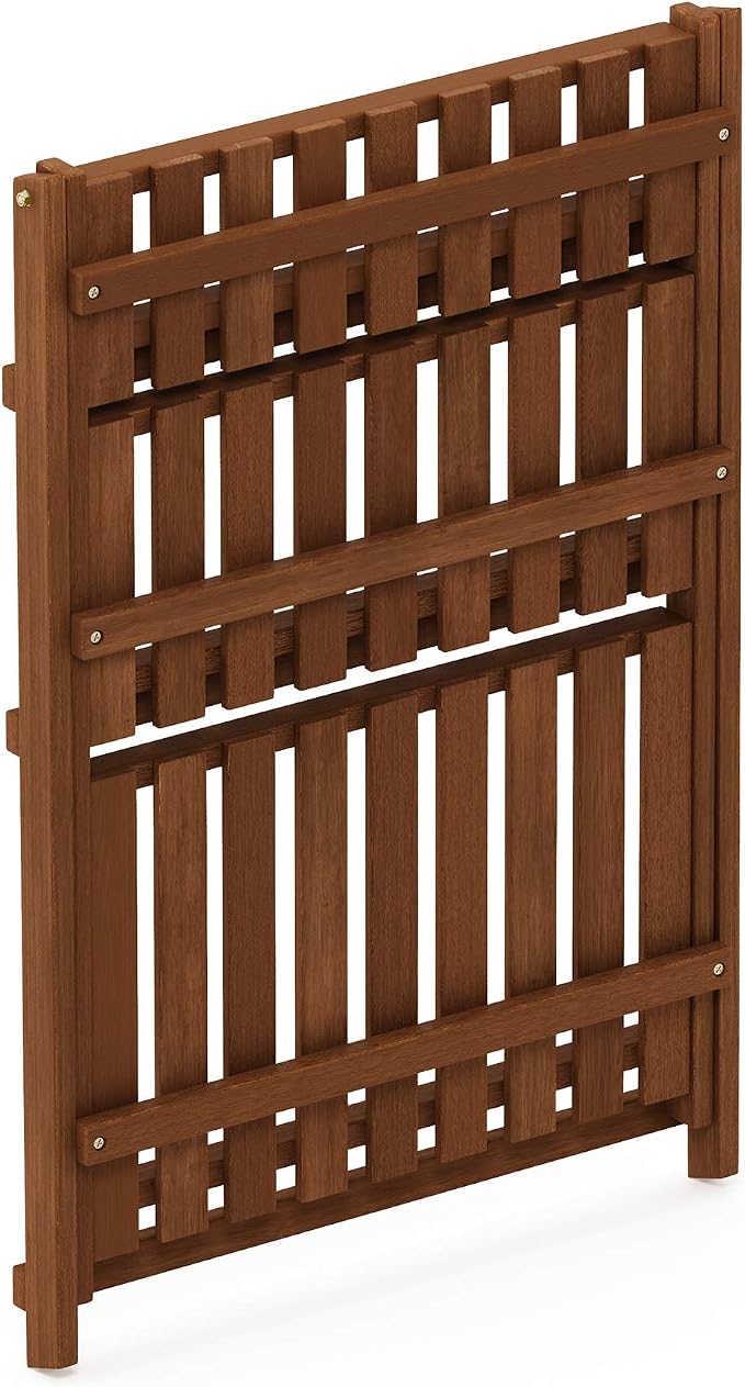 Furinno FG18452 Tioman Hardwood Patio Furniture Outdoor 3-Tier Flower Rack - Image 6