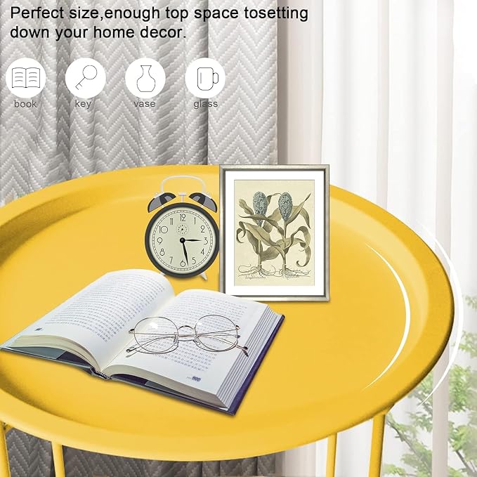 Garden 4 you Small Side Table, Round End Table, Outdoor Side Table - Image 8
