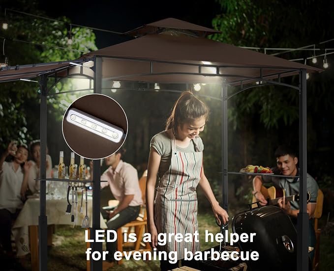 ABCCANOPY Grill Gazebo with Extra Awning - Image 4