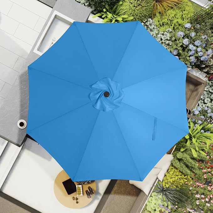 MASTERCANOPY Patio Umbrella 9 ft Replacement Canopy - Image 6