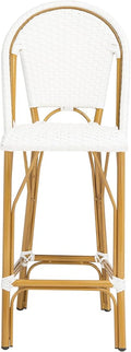 Safavieh PAT4008C Outdoor Collection Ford White French Bistro 30-inch Bstro Bar by SAFAVIEH