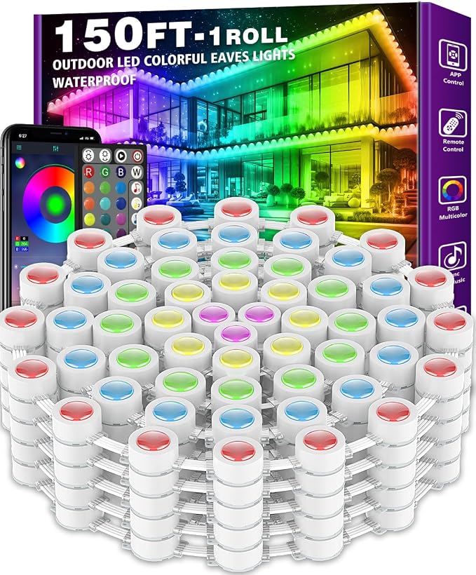 FBZ 150FT Permanent Outdoor RGB Lights by Unknown