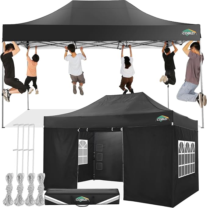 COBIZI 10x15 Pop up Canopy Tent 10x15 Canopy by COBIZI