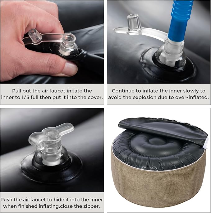 Inflatable Outdoor Ottoman - Image 4