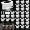 Geelin 32 Pcs Solar Deck Lights Outdoor, Waterproof LED Solar Step Fence Lights by Geelin