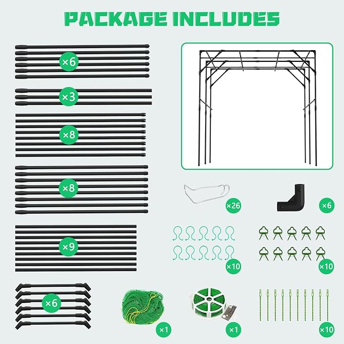 DoCred Tall Garden Arch Trellis - Image 4