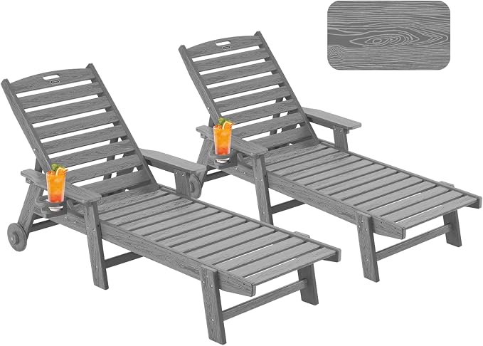 Chaise Lounge Chair Outdoor by Serique