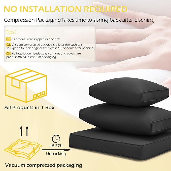 HOMREST Outdoor Replacement Cushions - Image 4