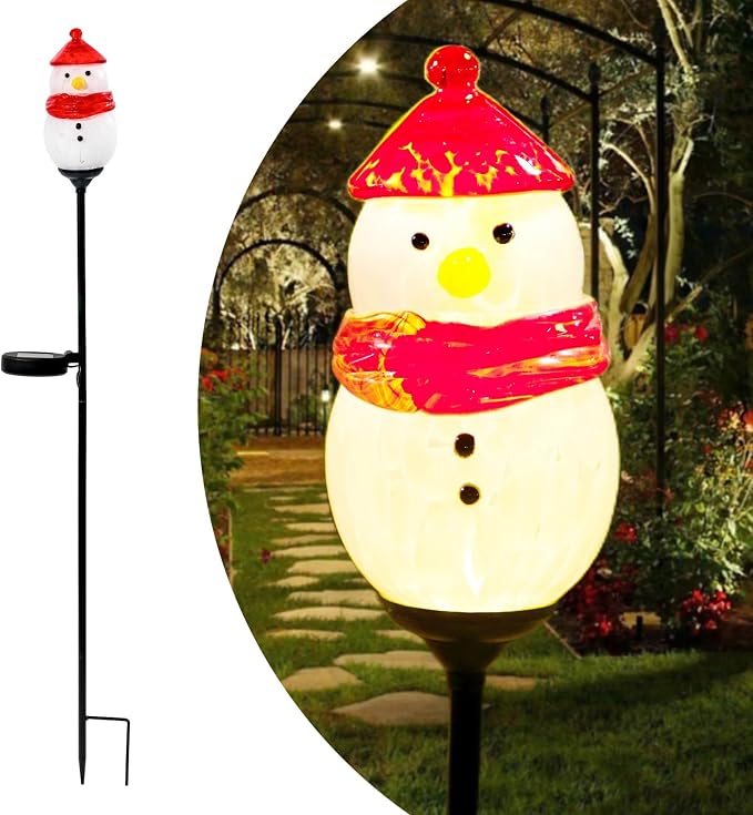 Solar Powered Garden Stake Lights Outdoor, Cute Animal Outdoor Figurine Lights by LaElvishGarden