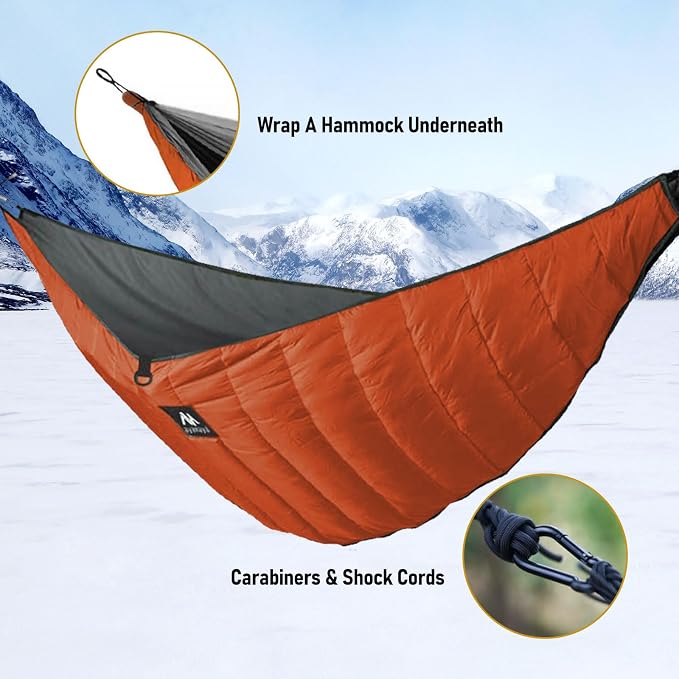 AYAMAYA Single & Double Hammock Underquilt Full Length Big Size Under Quilts - Image 5