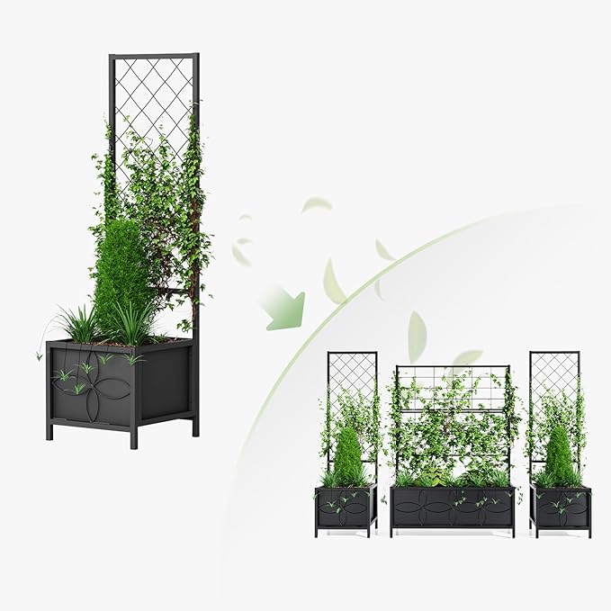 Zhongma 15.75 x 15.75 x 55 in Raised Garden Bed by Zhongma