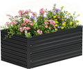 Vengarus 4x2x2FT Galvanized Raised Garden Bed Kit, Outdoor Metal Planter Box by Vengarus