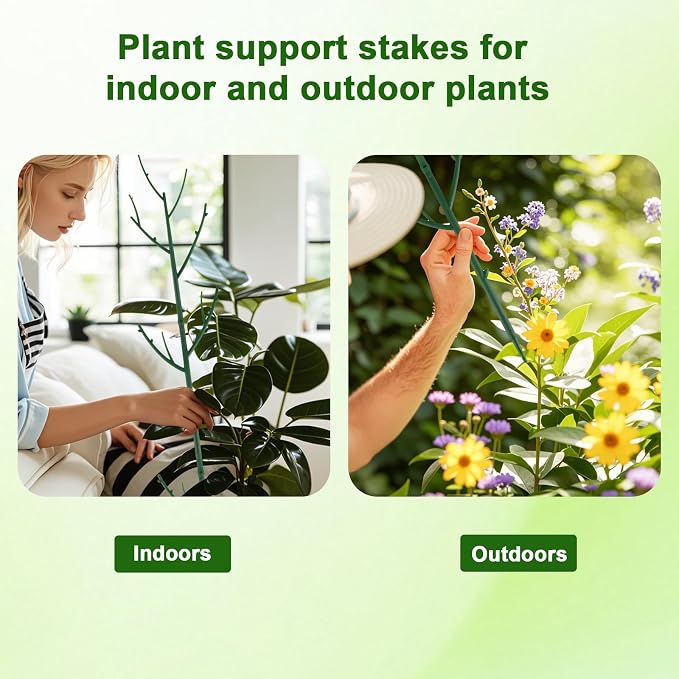 6 Pack Stackable Monstera Plant Support, Plant Stakes - Image 6