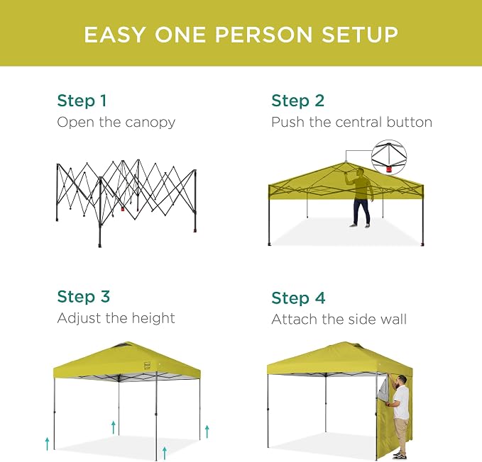 Best Choice Products 10x10ft Pop Up Canopy Tent - Image 3