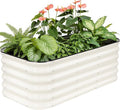 4×2×1.4FT Galvanized Raised Garden Bed Outdoor, Metal Raised Garden Bed Kit by TwentyNext