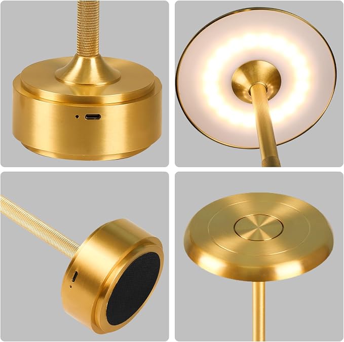 5200mAh Rechargeable Cordless LED Table Lamps Touch Sensor Light, 3-Levels - Image 6