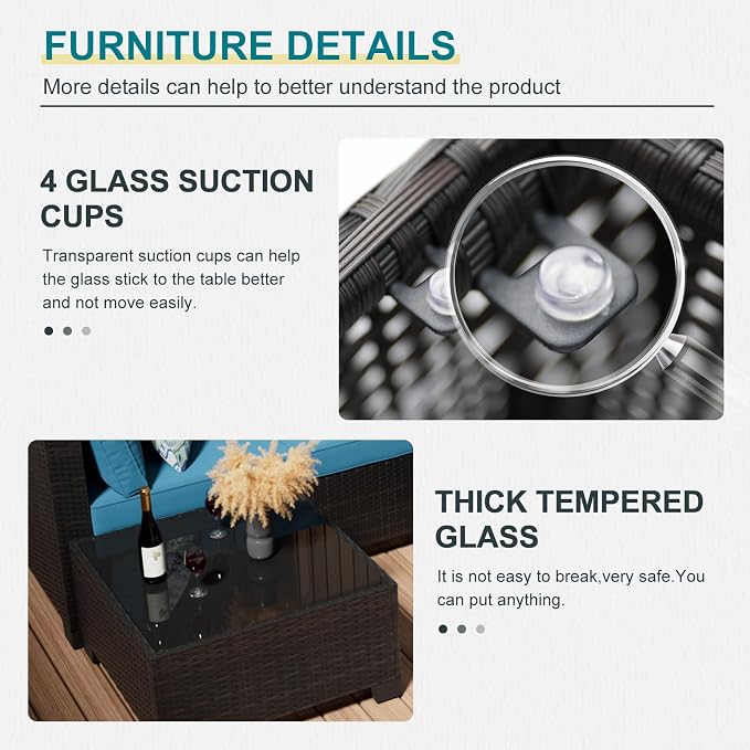 8-Piece Patio Furniture Set - Image 5