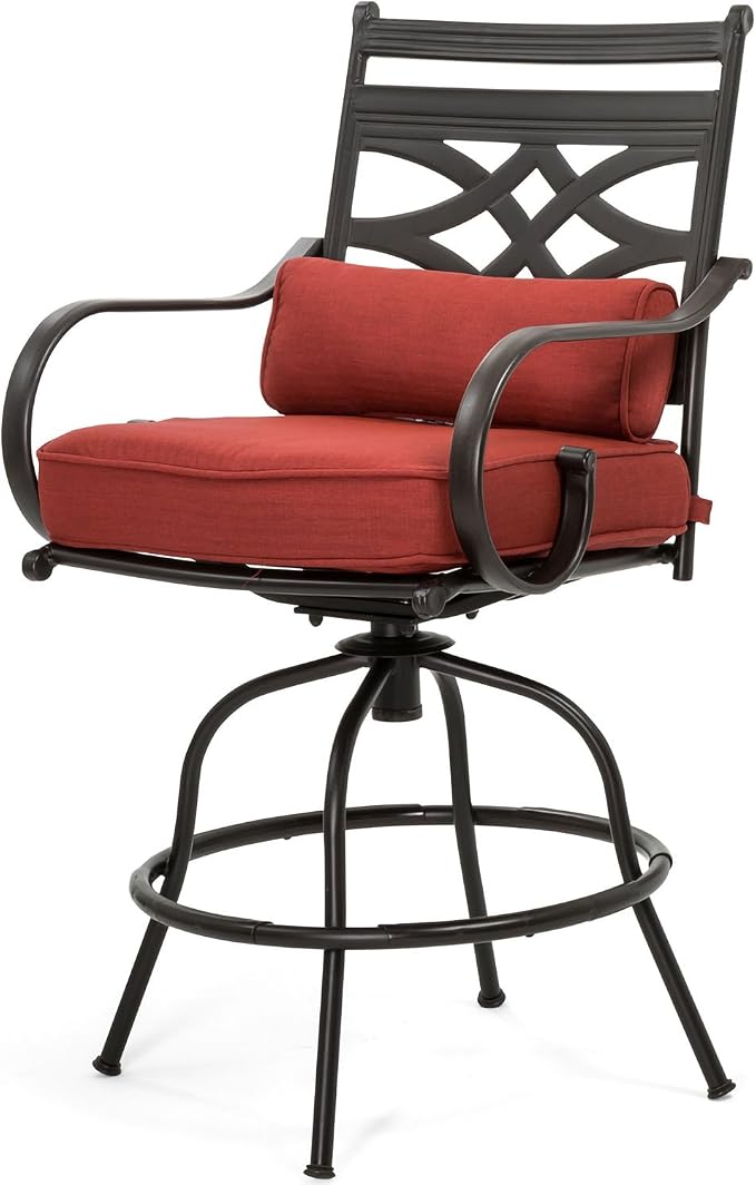 Hanover Montclair Outdoor Patio Conversation Set - Image 17