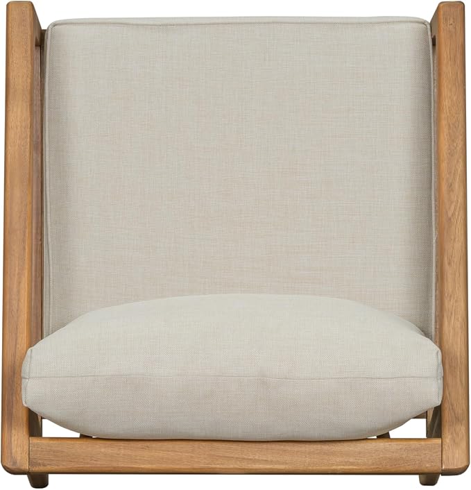 Christopher Knight Home Set of 2 Leland Patio Furniture Acacia Wood Club Chairs - Image 8