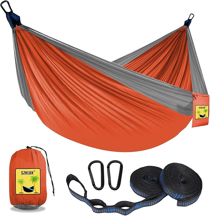 SZHLUX Camping Hammock Double & Single Portable Hammocks by SZHLUX