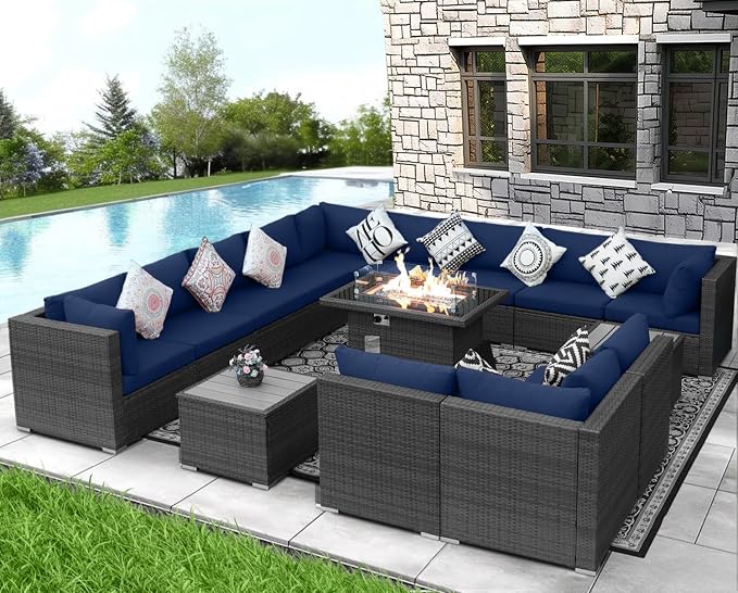 NICESOUL 15 Piece Outdoor Patio Furniture Set - Image 2