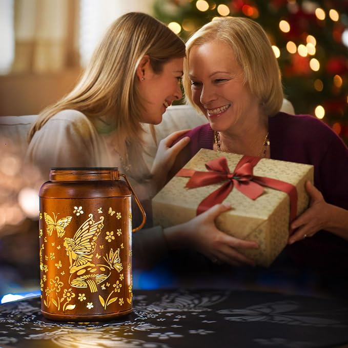Fairy Solar Lanterns Outdoor Waterproof Hanging Butterfly Lights Birthday Gifts - Image 5