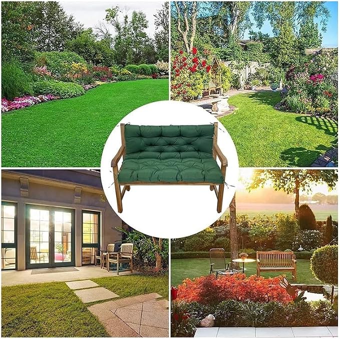 Swing Cushion Replacement Outdoor Porch Waterproof Bench Cushion 2-3 Seater - Image 5