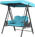 PURPLE LEAF Outdoor Patio Porch Swing by PURPLELEAF