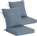 Goodgoods 20 x 42 Sunbrella Outdoor Patio Chair Cushion 2-Pack, Fade-Resistant by Goodgoods